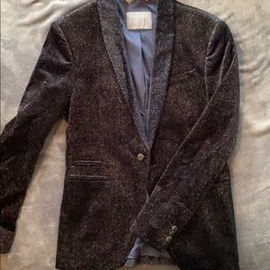 Zara shimmer blazer
